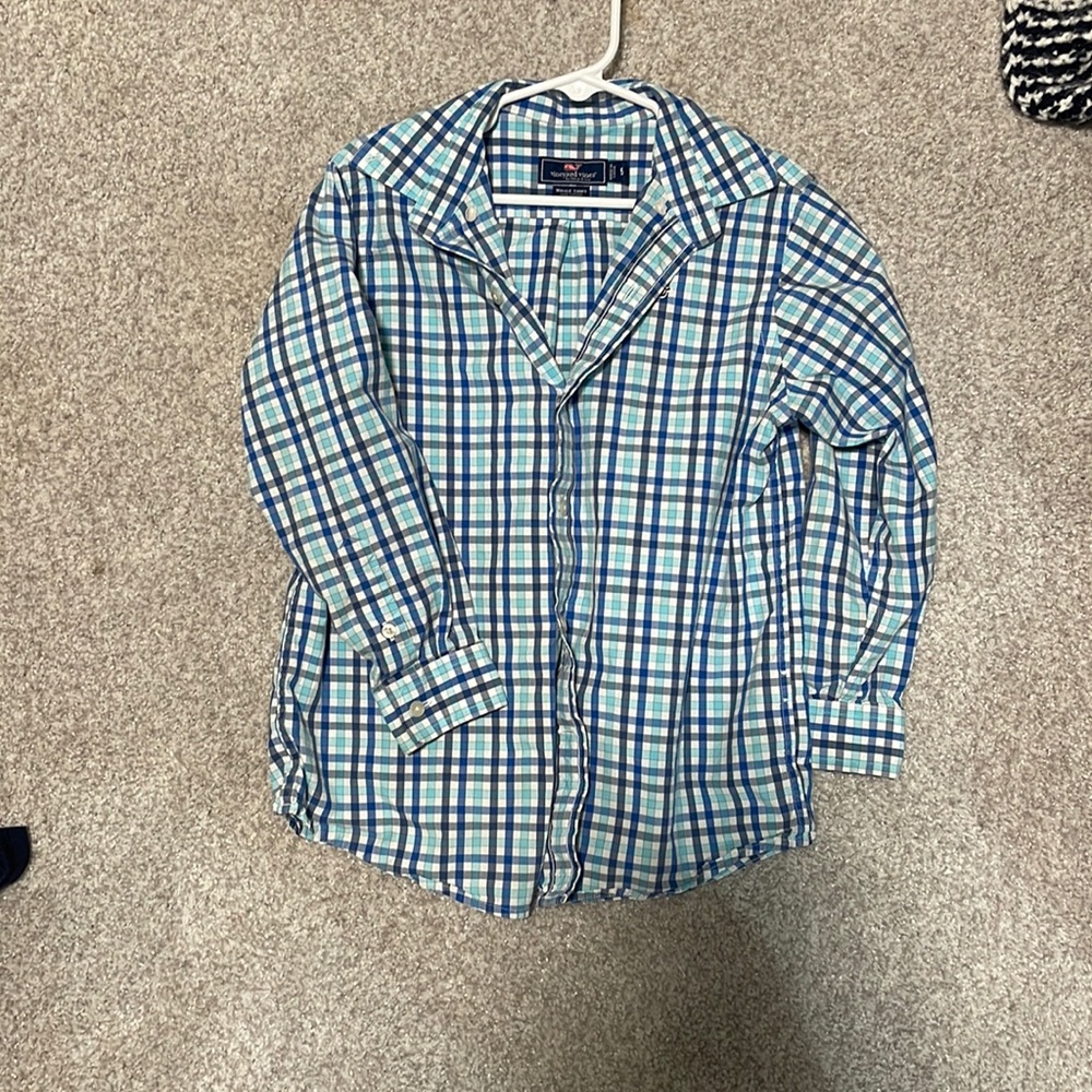 5T Vineyard Vines Plaid Button Up